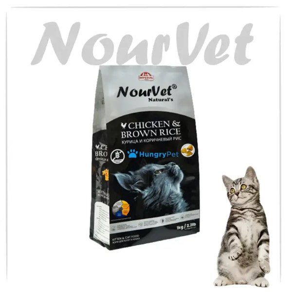 Nourvet silver Cat food 1 kg